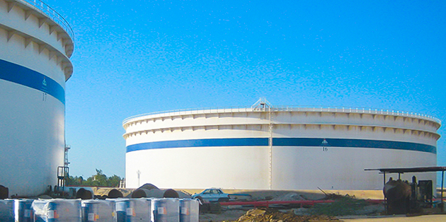 طراحی و احداث سه دستگاه مخزن ذخیره نفت خام 